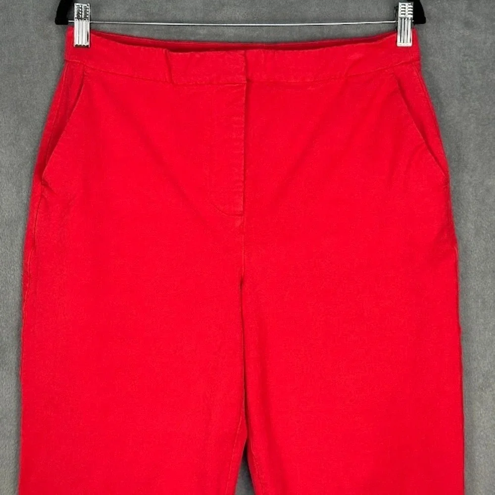 Boden Pants Womens 10R Pink Bi-stretch Tapered Ankle Trouser Stretch Career